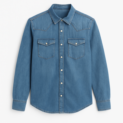 Denim Casual Shirt - Pivenor Shirts
