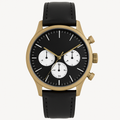 Ebony Leather Chrono - Pivenor Watches